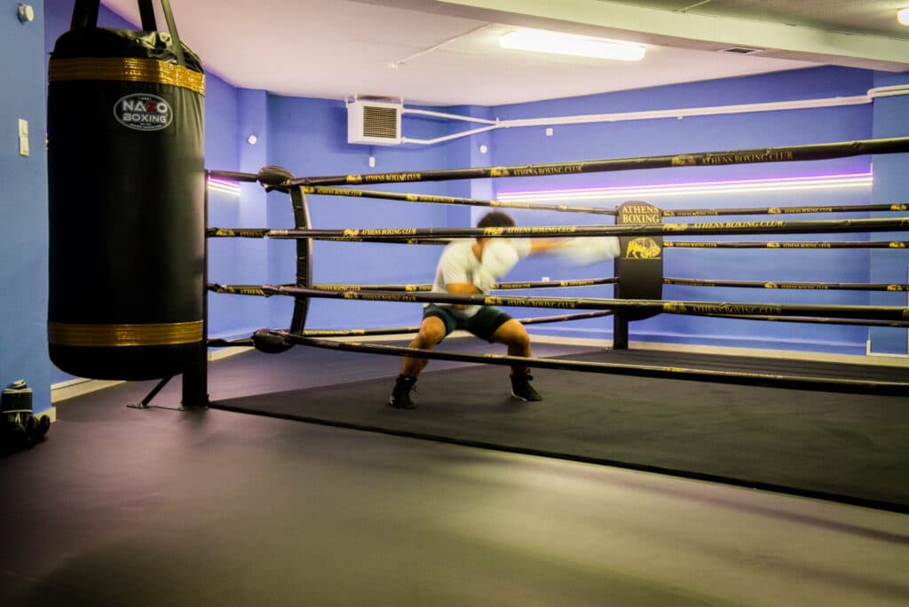 Boxing session